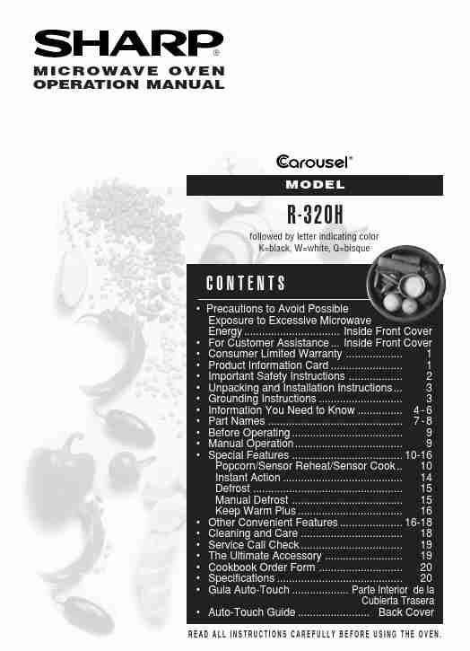 Food Quality Sensor Microwave Oven R-320H-page_pdf